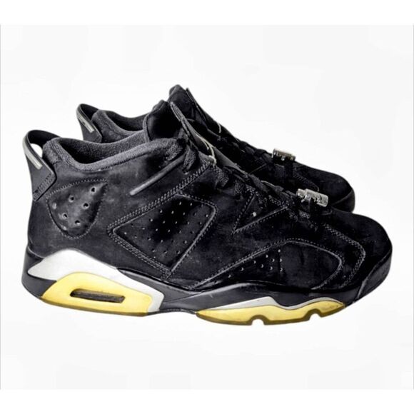 Nike Air Jordan 6 Retro Low "Chrome" Sneakers Size 12 - Picture 2 of 10